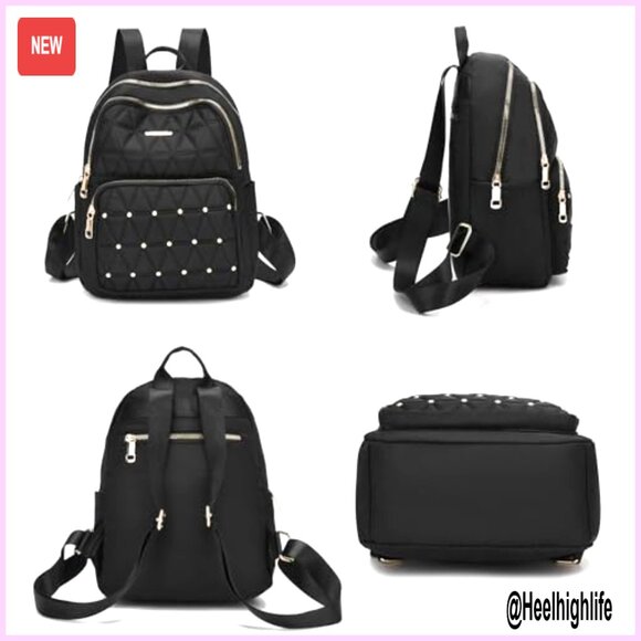 Mini Nylon Backpack Anti-Theft Daypack Lightweight Travel  display picture 3